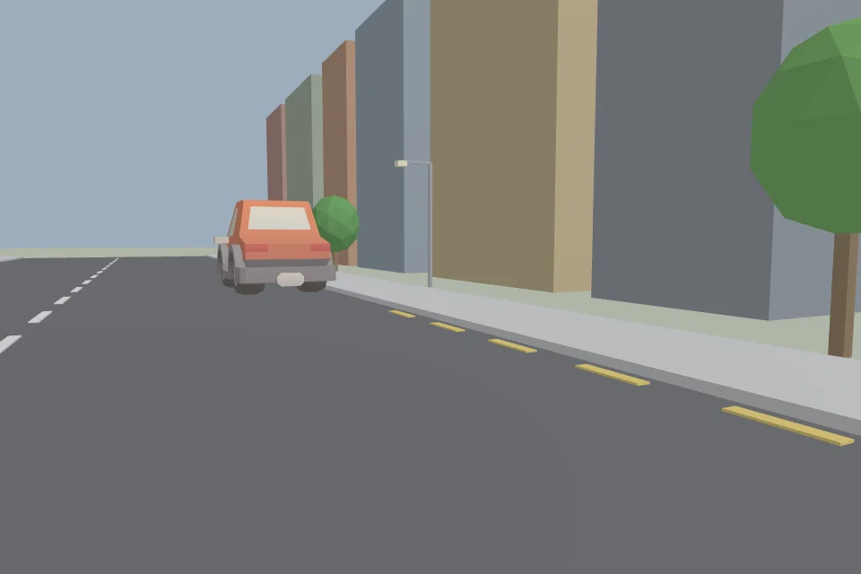 Voorbeeld van een gegenereerde oefensituatie: mag je hier parkeren?